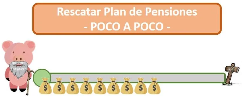 Rescatar plan de pensiones poco a poco